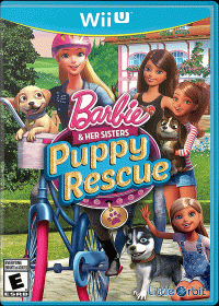 Barbie and Her Sisters: Puppy Rescue Wii U US box art